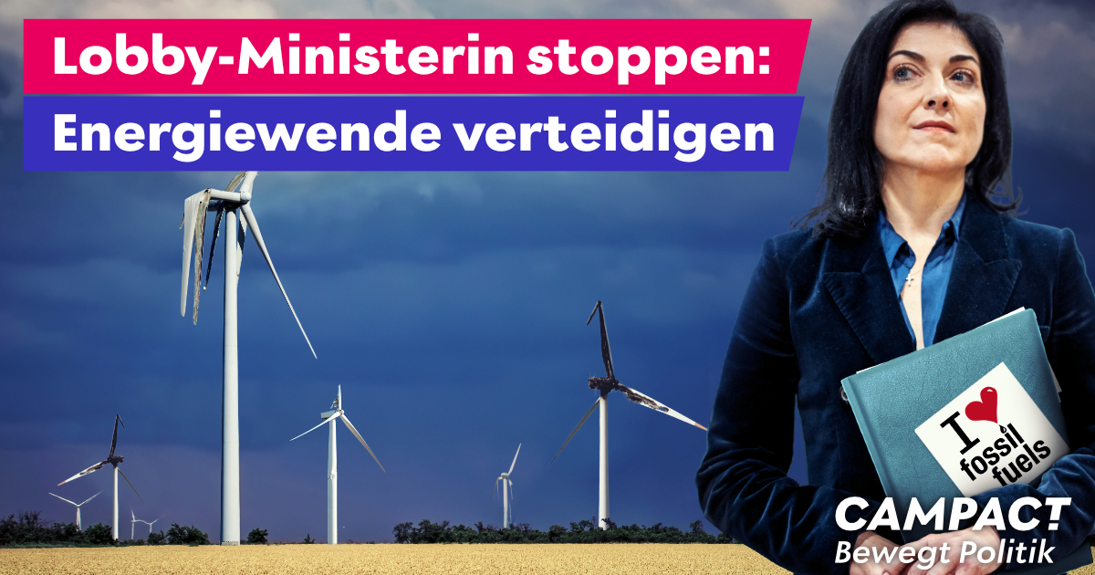 Erneuerbare statt Gas – jetzt Appell unterzeichnen!